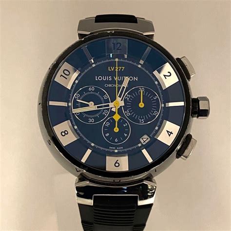 louis vuitton lv277 ebay|Louis Vuitton Tambour in Black LV277 Q114K El Primero  .